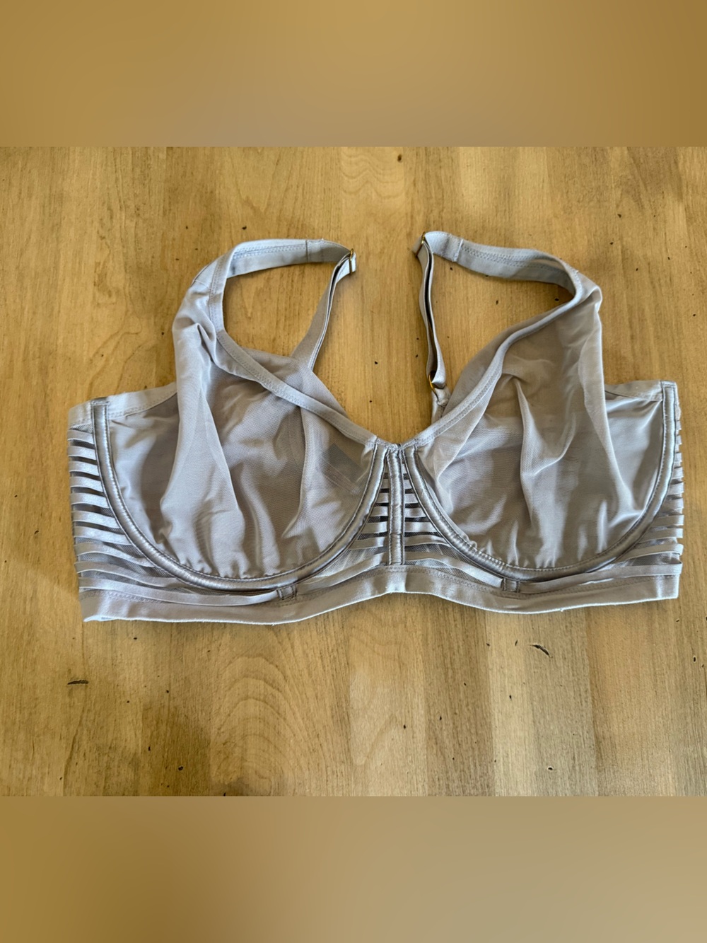 Victoria's Secret Unlined Mesh Plunge Bra